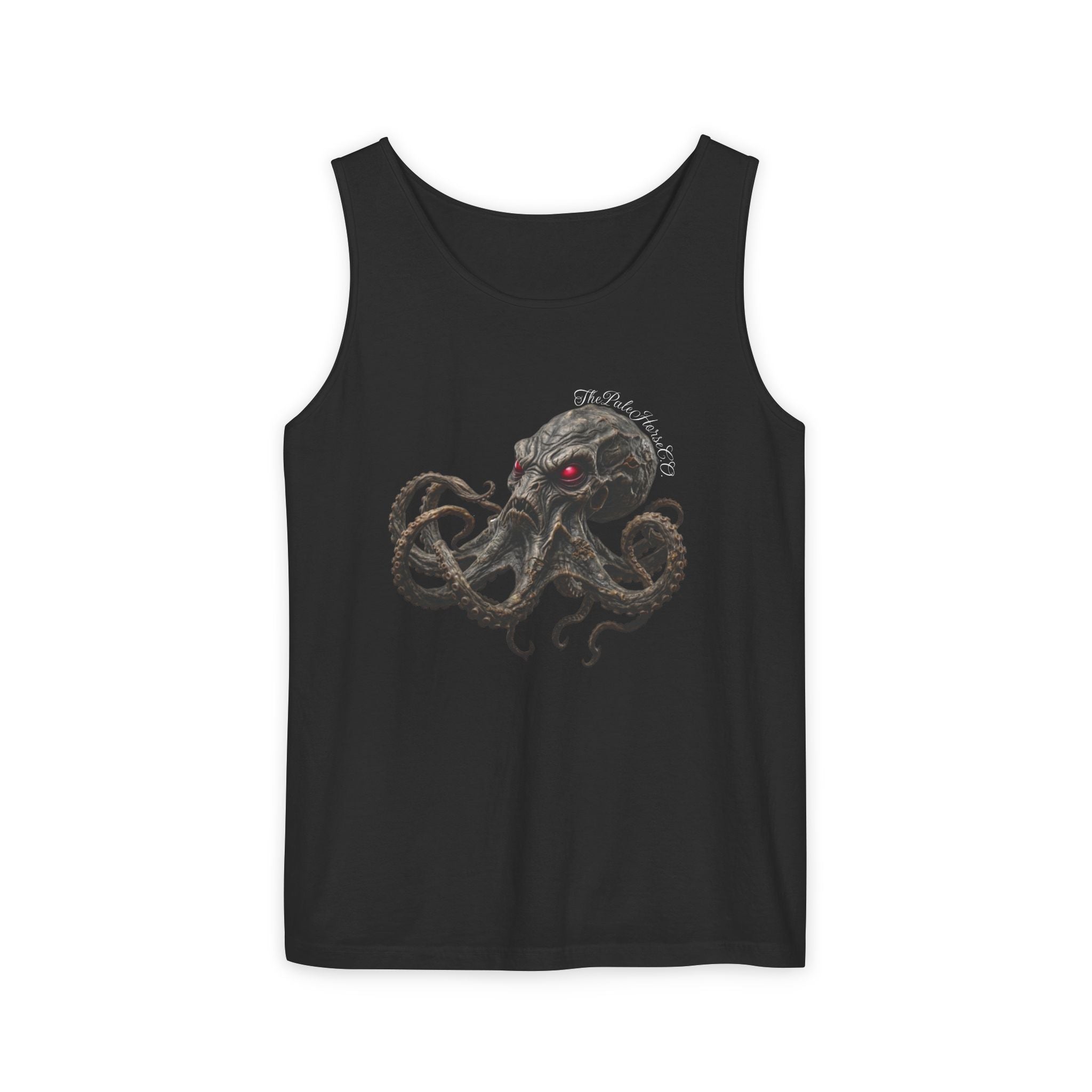 Octopus Dark Nautical Graphic Tank Top