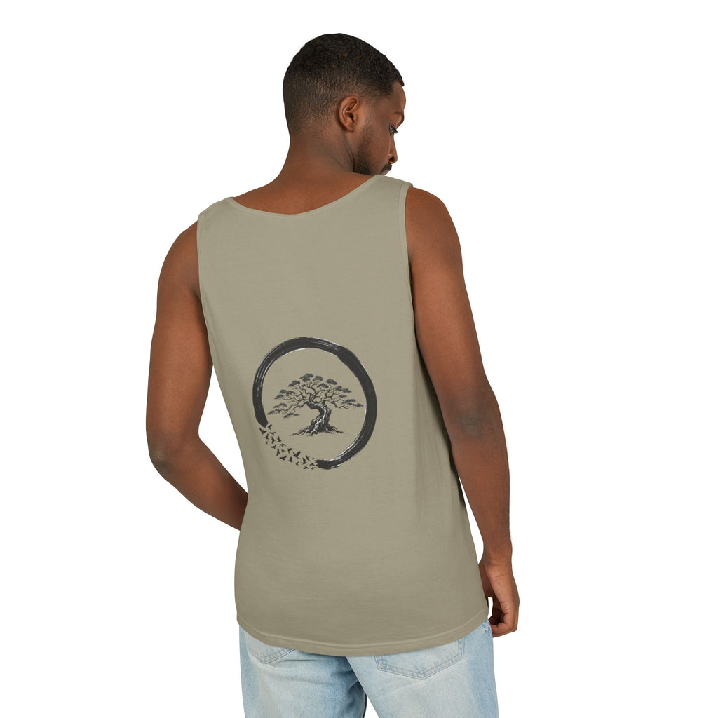 The Pale Horse Enso Circle v2 Tank Top — Bonsai Tree Enso Graphic On The Back