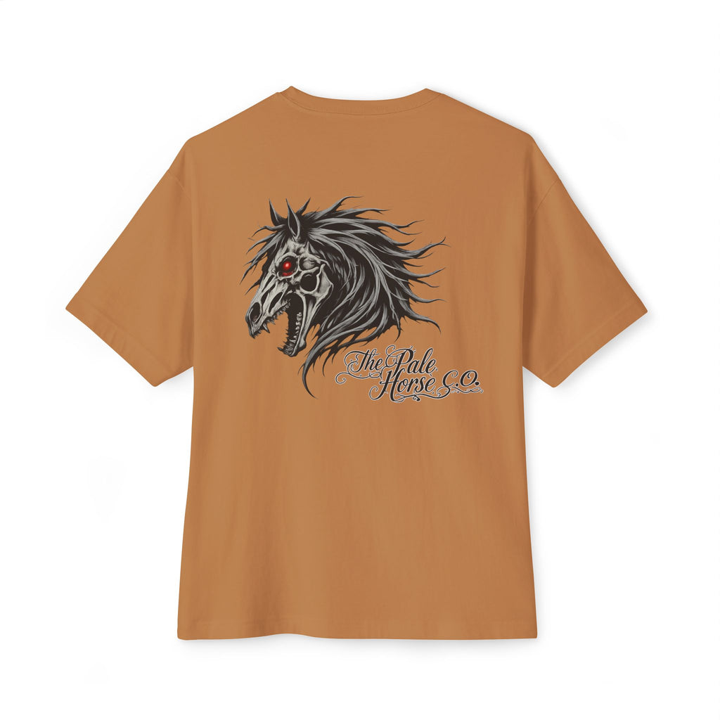 'The Pale Horse Co.' Gothic Horse Graphic Oversized Boxy Tee