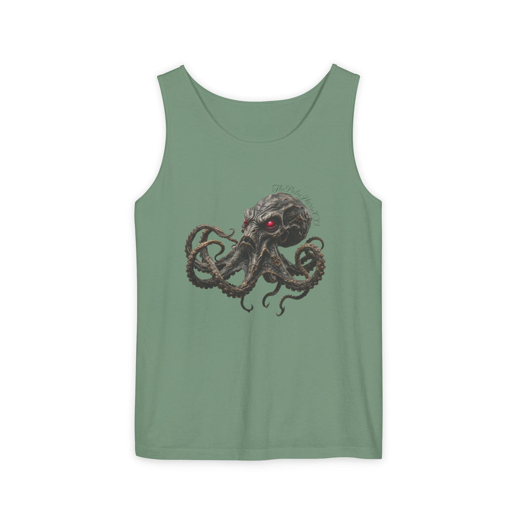 Octopus Dark Nautical Graphic Tank Top