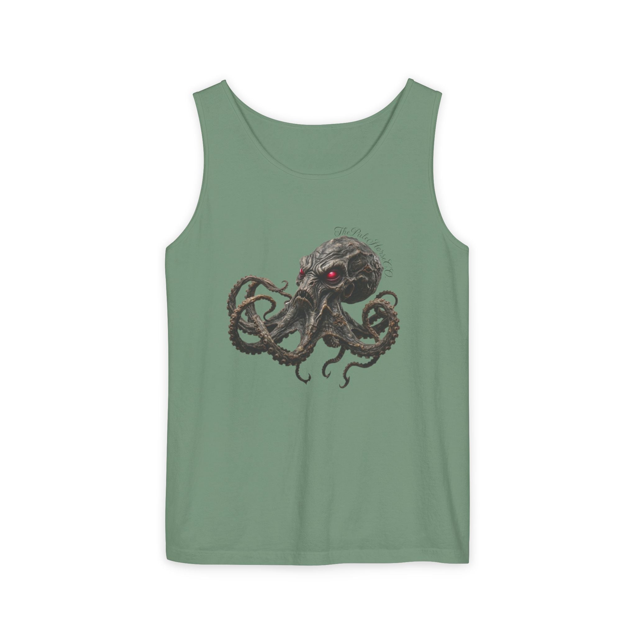 Octopus Dark Nautical Graphic Tank Top