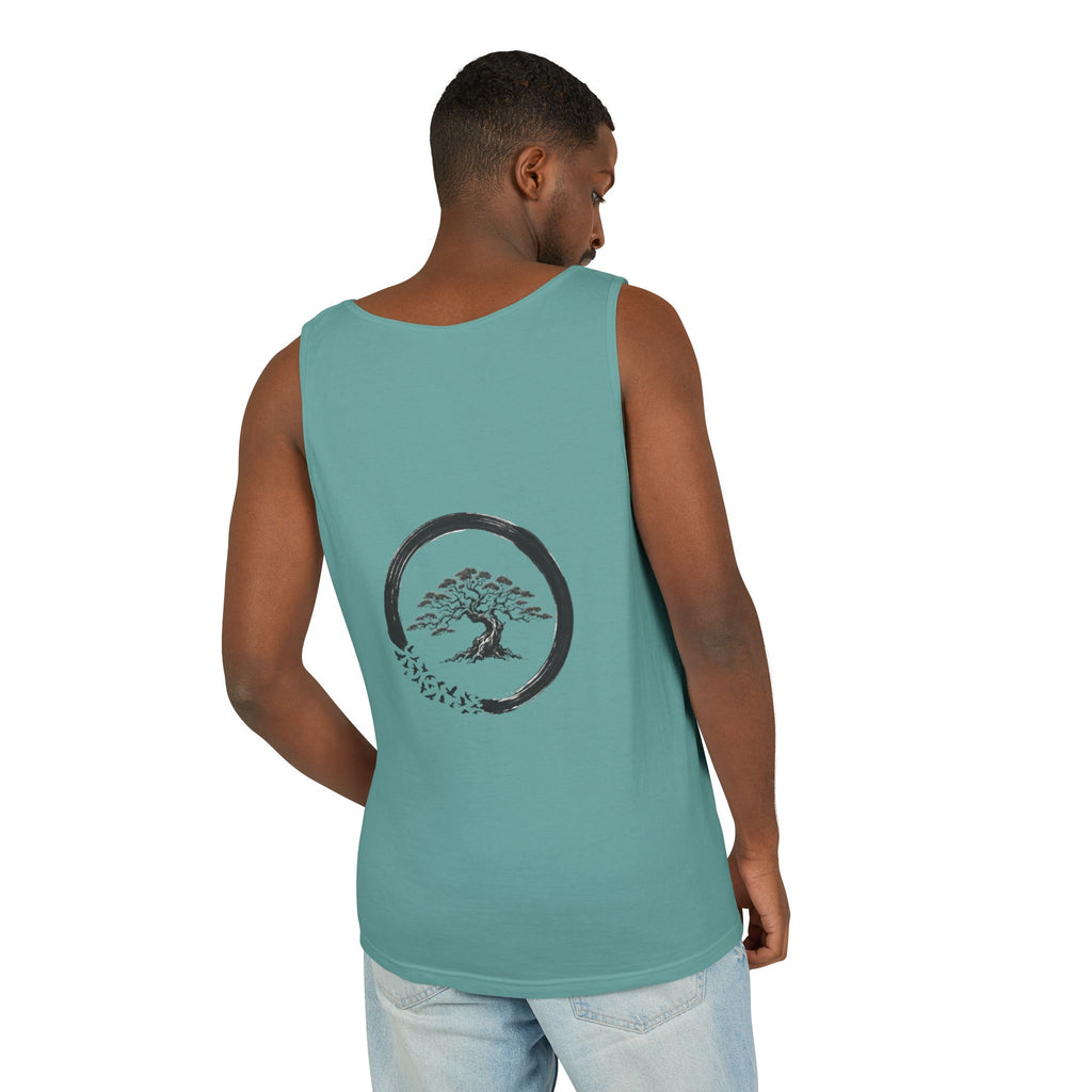 The Pale Horse Enso Circle v2 Tank Top — Bonsai Tree Enso Graphic On The Back
