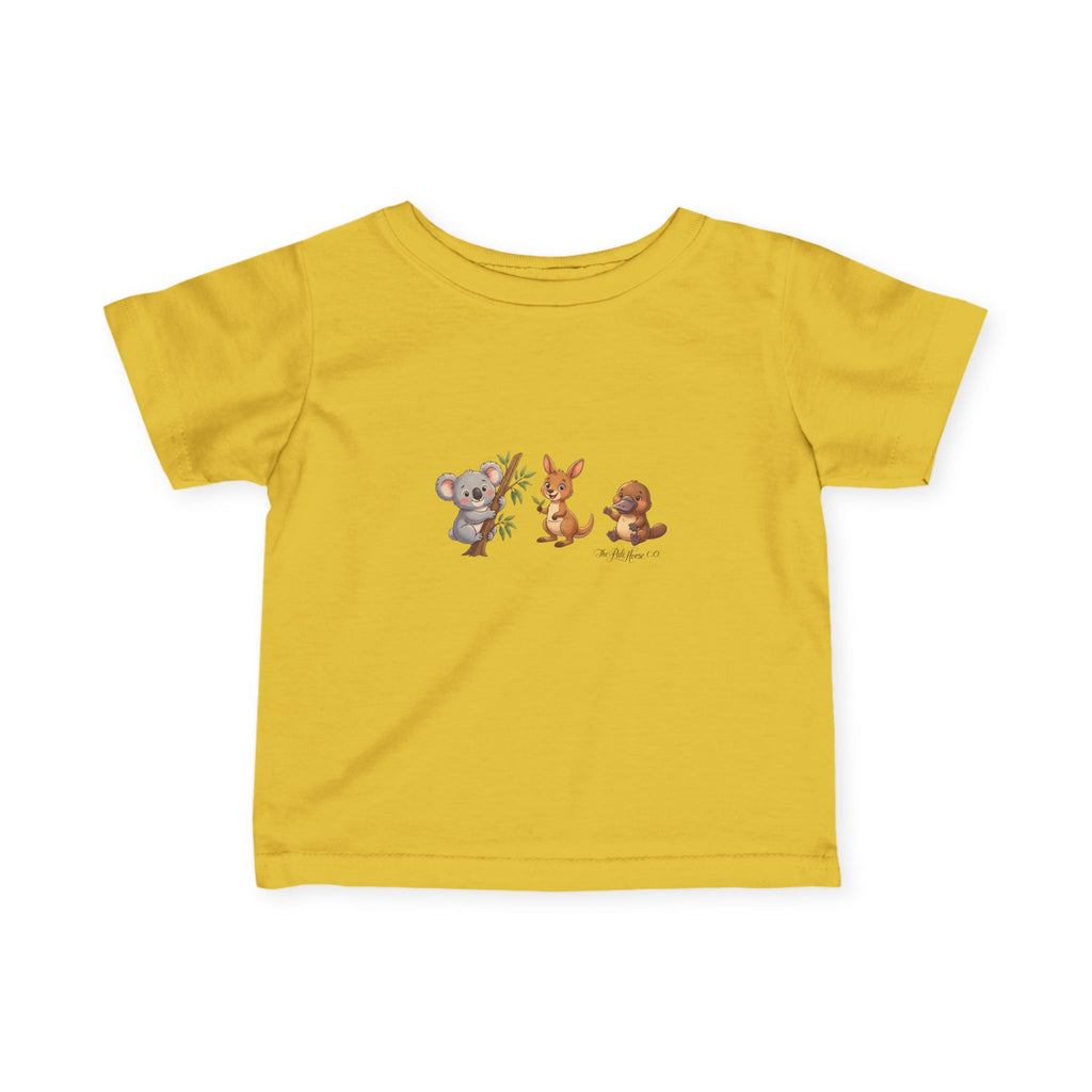 Cute Front and Back Australian Friends Infant Tee