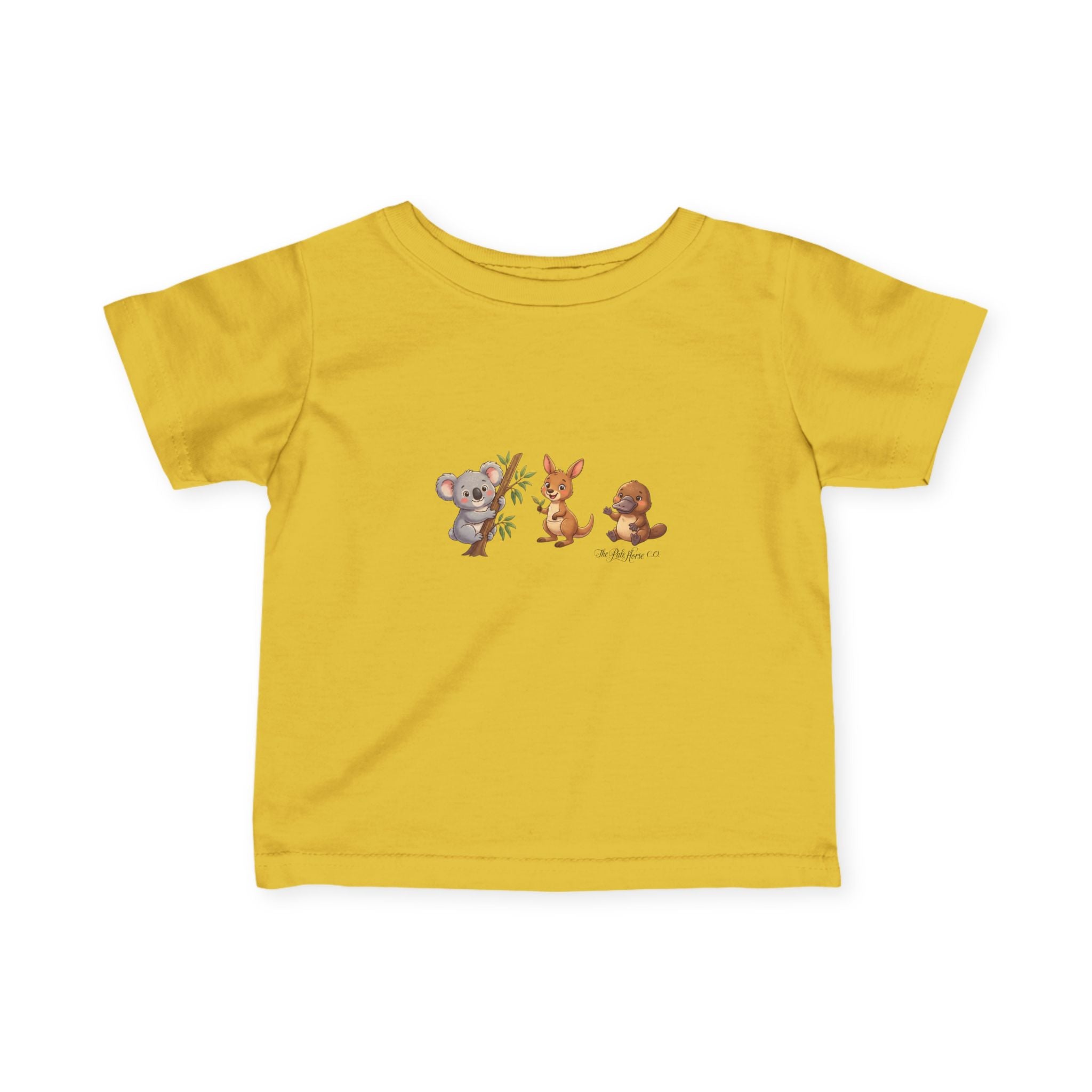 Cute Front and Back Australian Friends Infant Tee