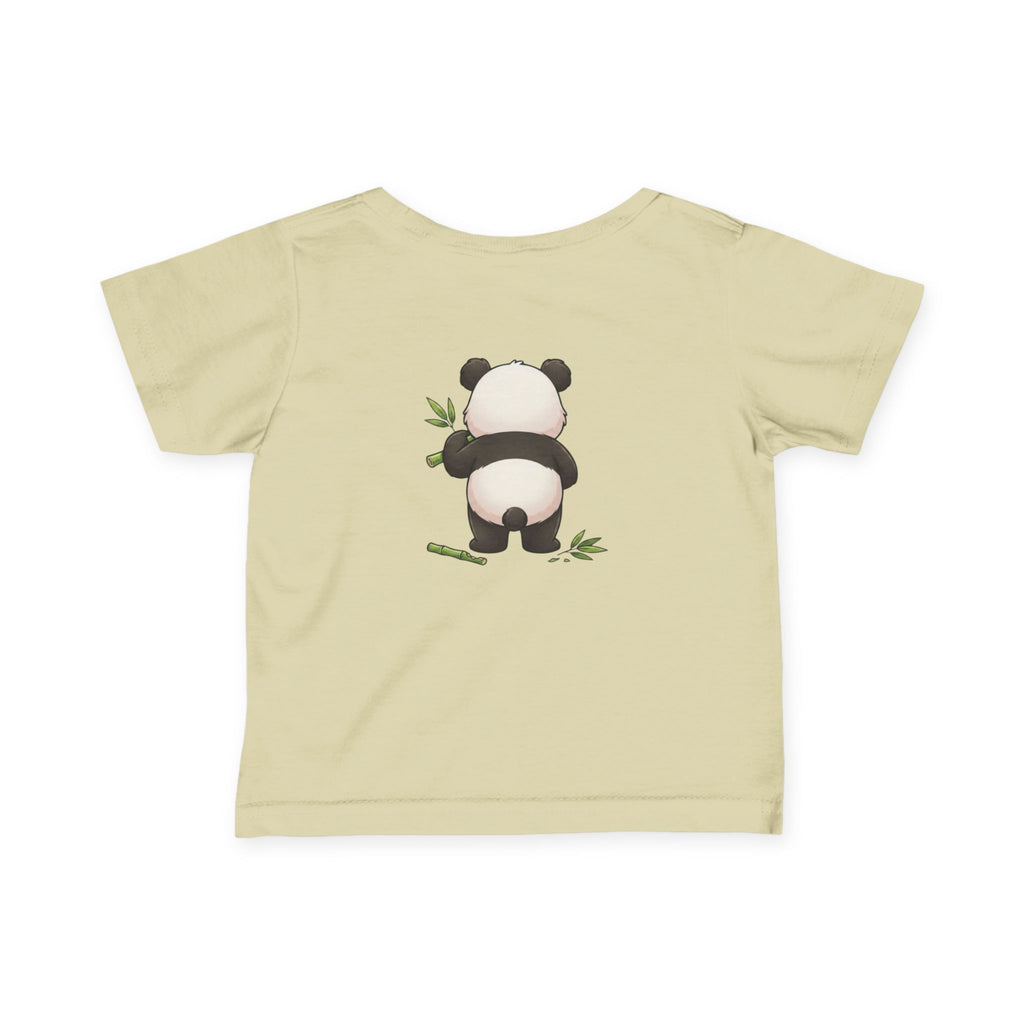 Cute Front and Back Baby Panda Infant Tee