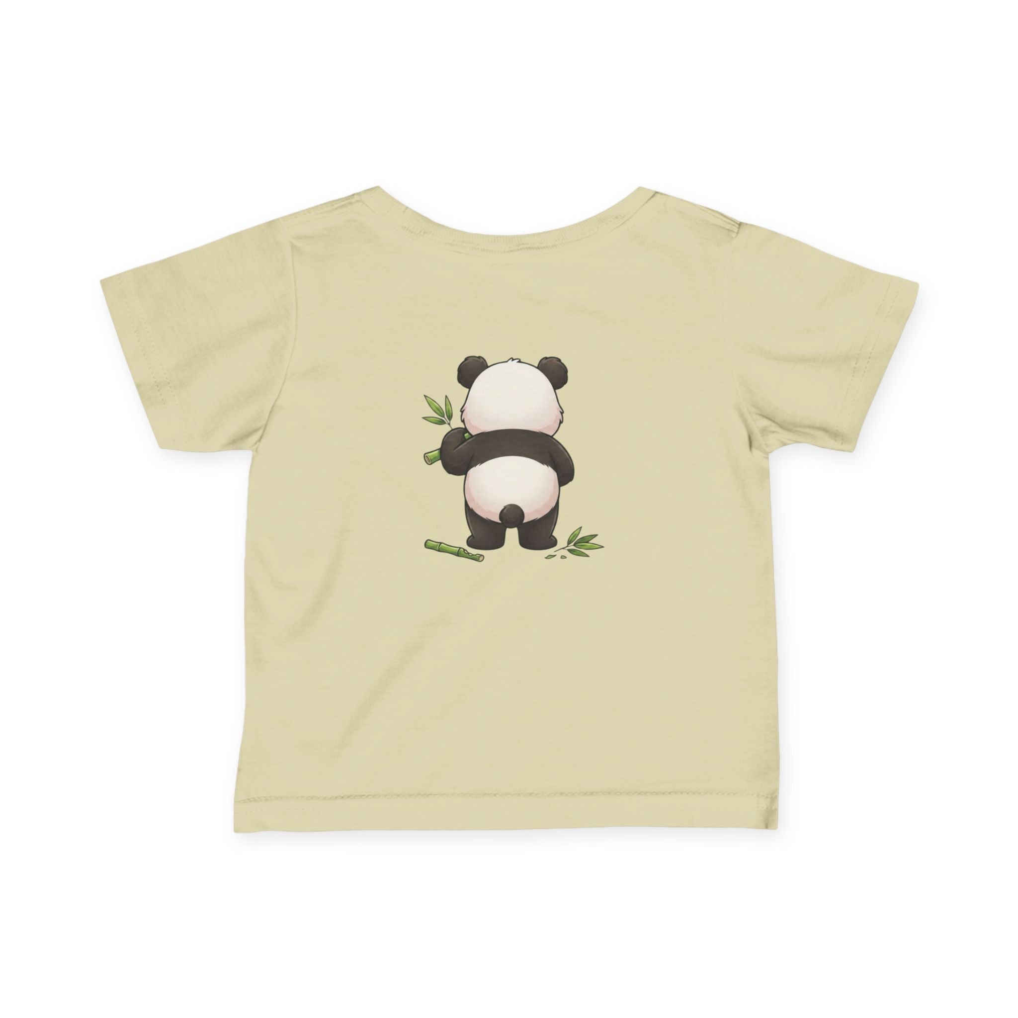 Cute Front and Back Baby Panda Infant Tee