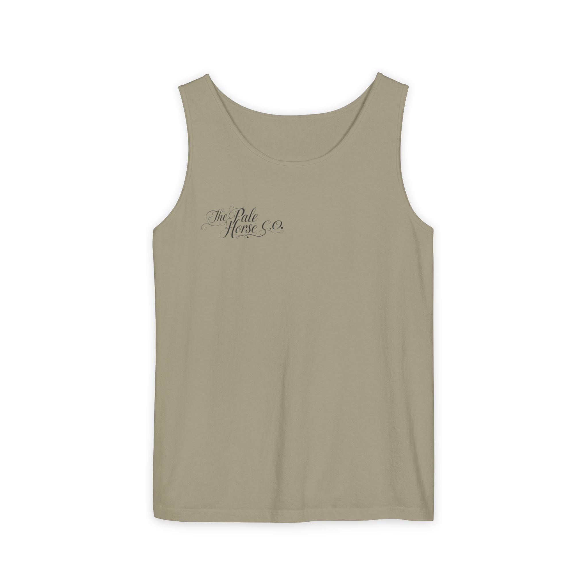 The Pale Horse Enso Circle v2 Tank Top — Bonsai Tree Enso Graphic On The Back