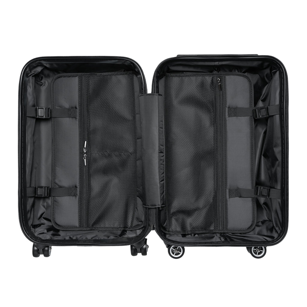 Tokyo Shibuya Crossing Suitcase – Neon Cityscape Carry-On with "TOKYO / 東京" Design