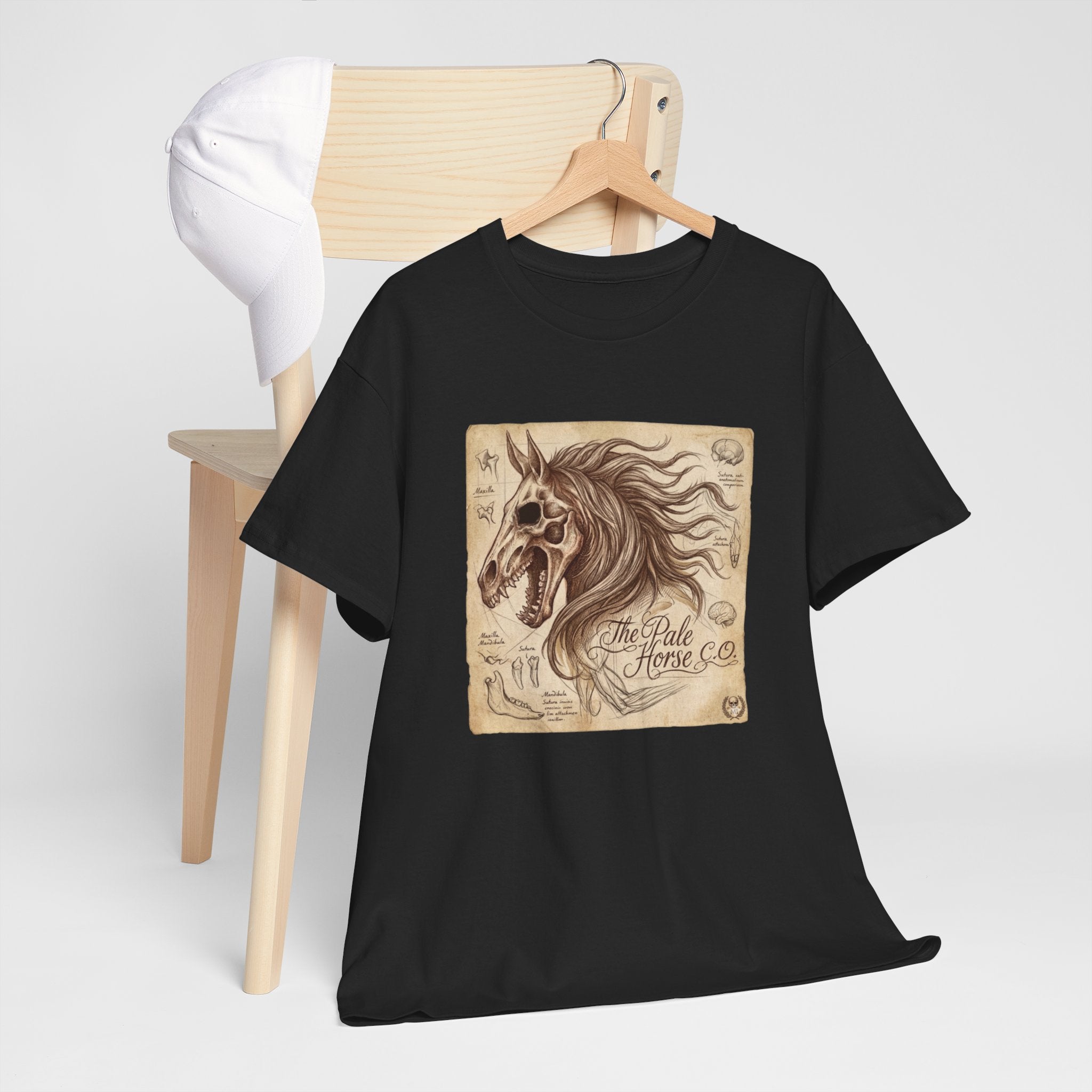The Pale Horse Vintage Design Light Background