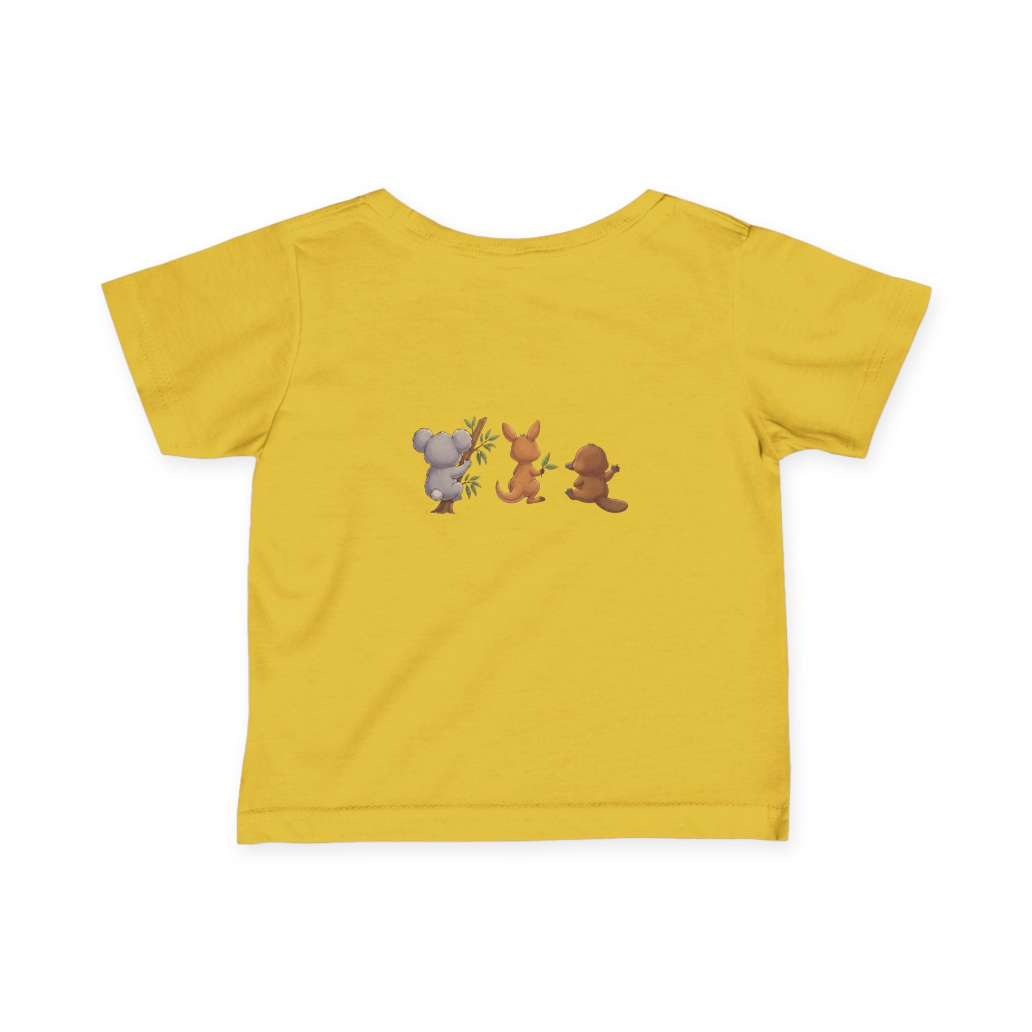 Cute Front and Back Australian Friends Infant Tee