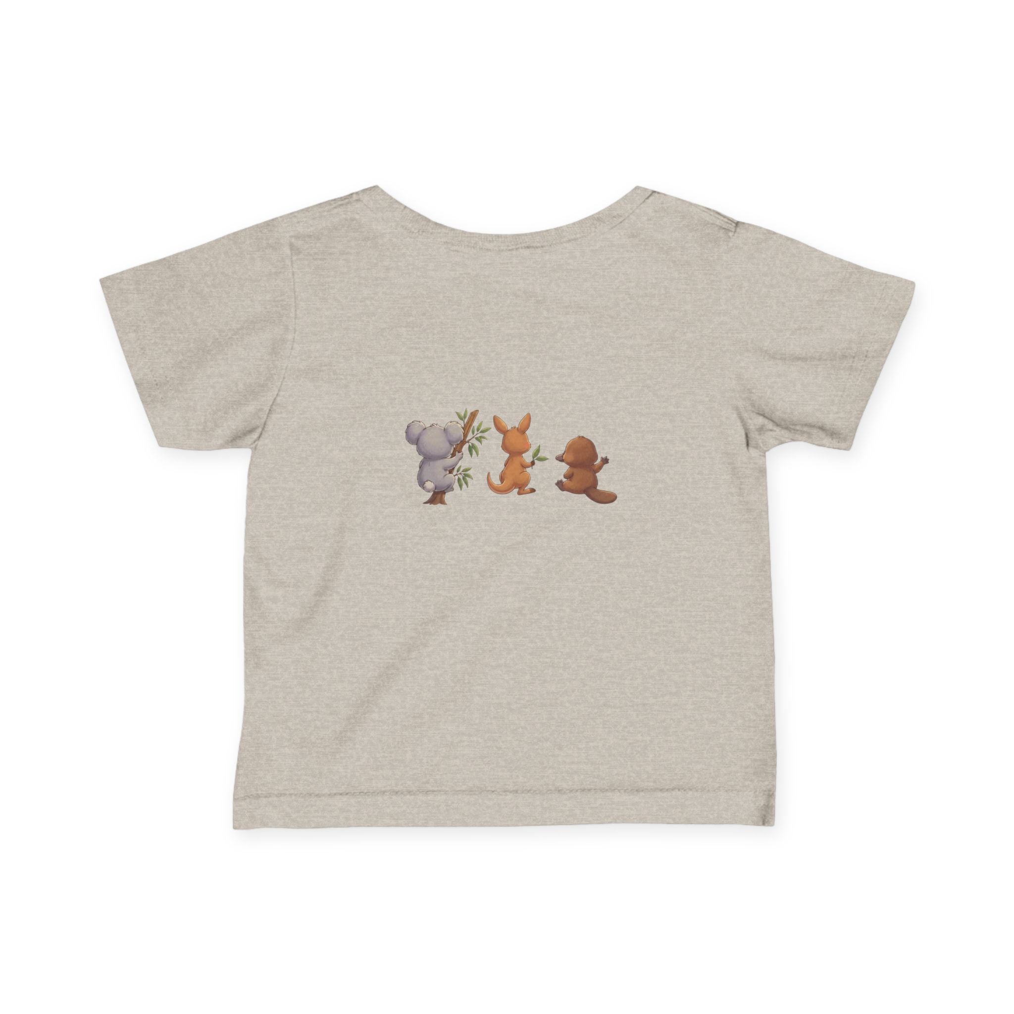 Cute Front and Back Australian Friends Infant Tee