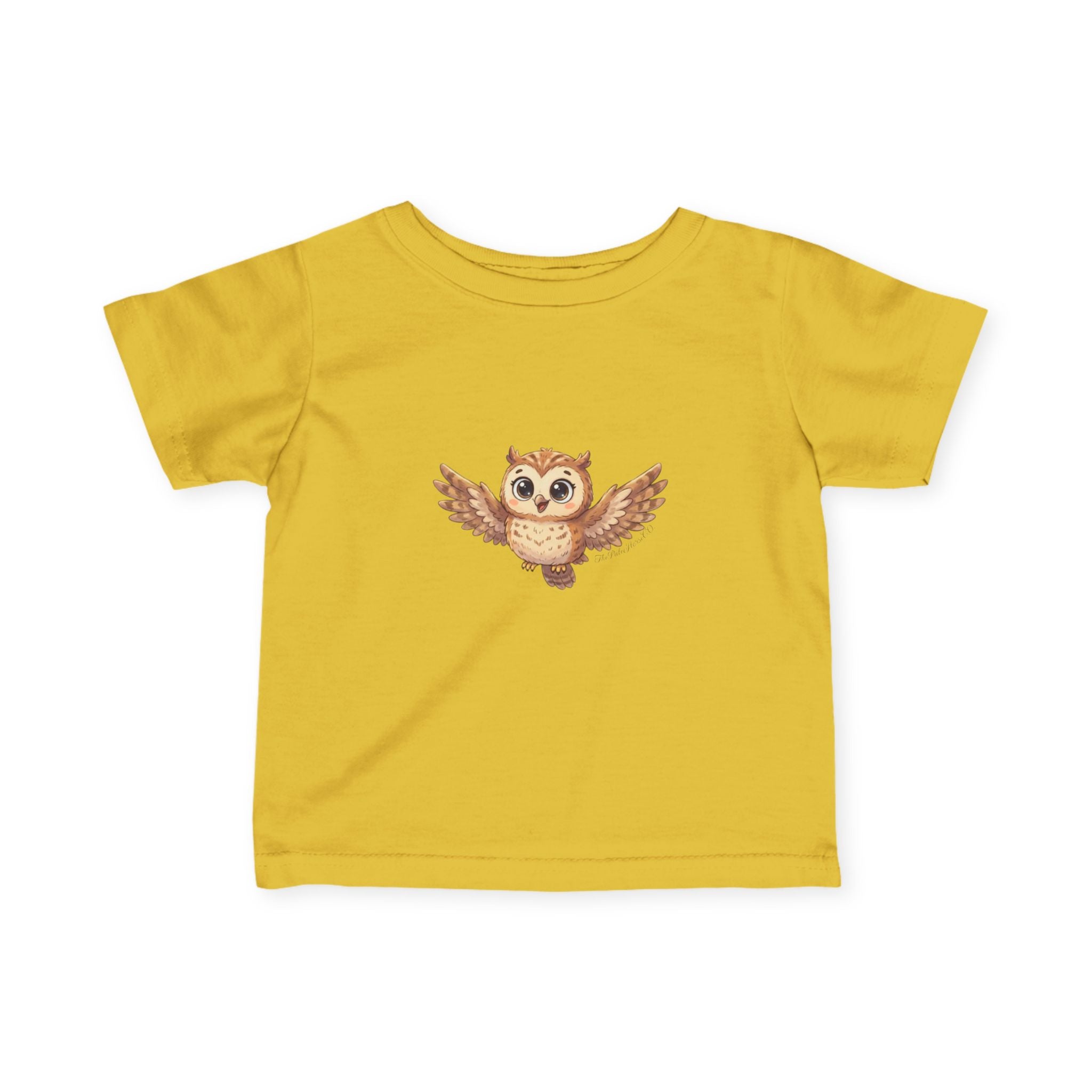 Cute Front and Back Baby Owl T-Shirt