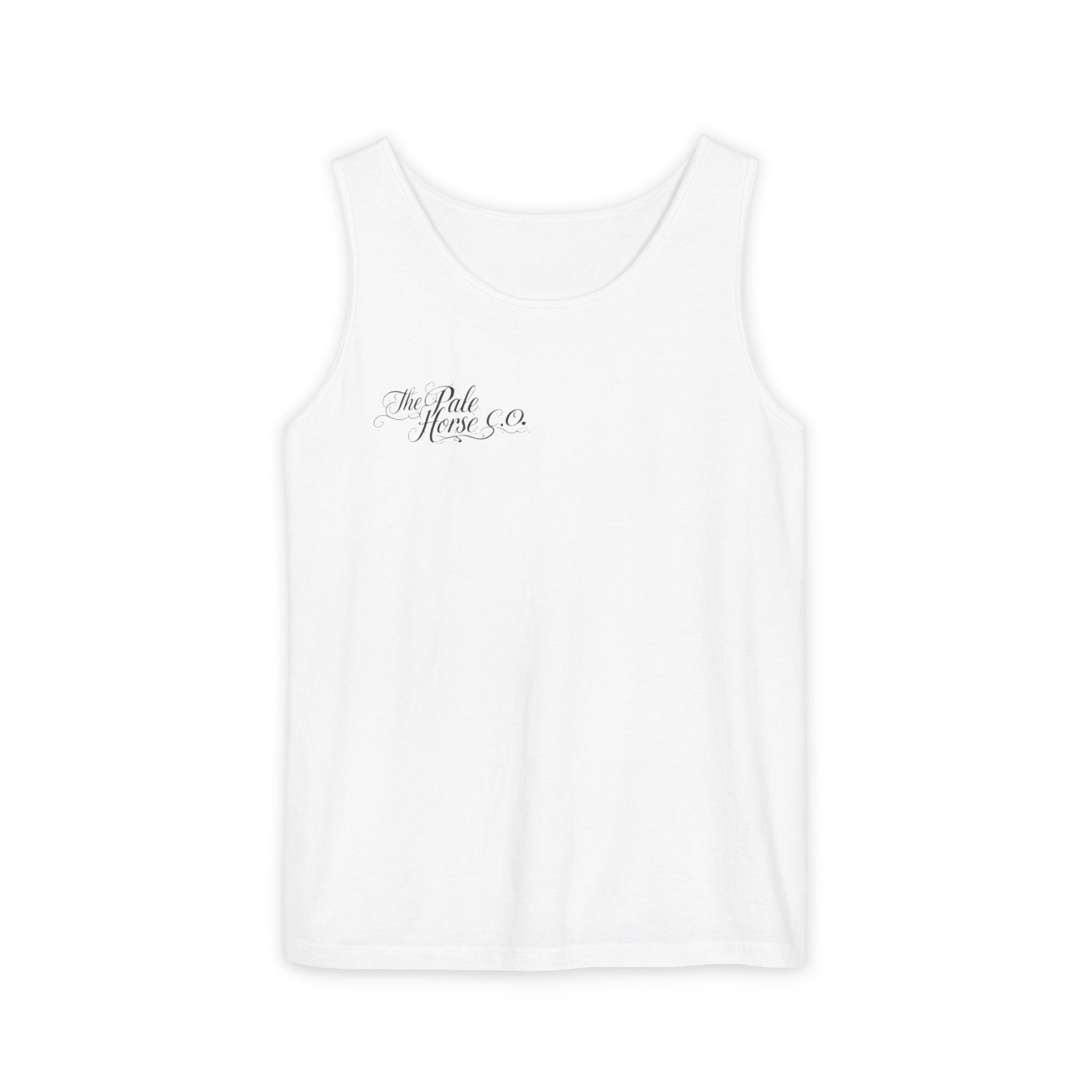 The Pale Horse Enso Circle v2 Tank Top — Bonsai Tree Enso Graphic On The Back