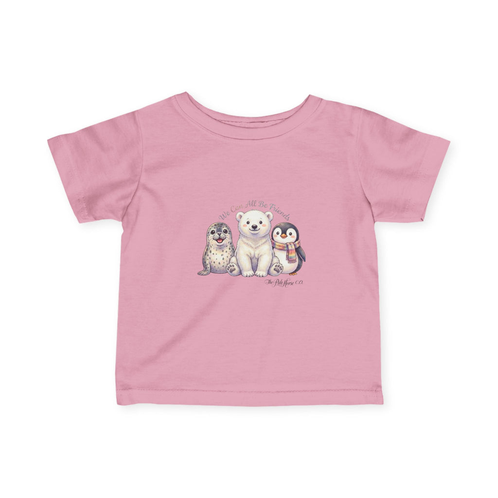 Cute Front and Back Arctic Friends T-Shirt