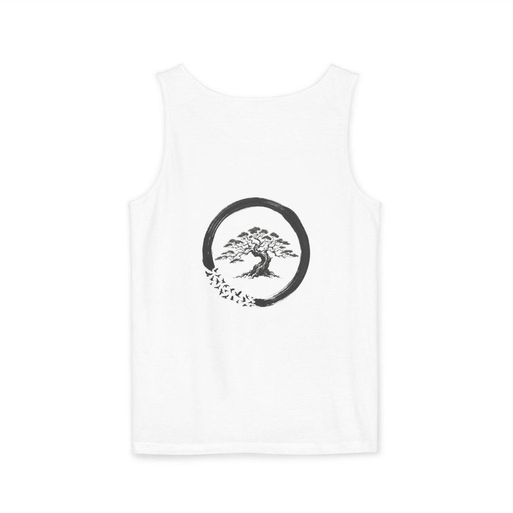 The Pale Horse Enso Circle v2 Tank Top — Bonsai Tree Enso Graphic On The Back