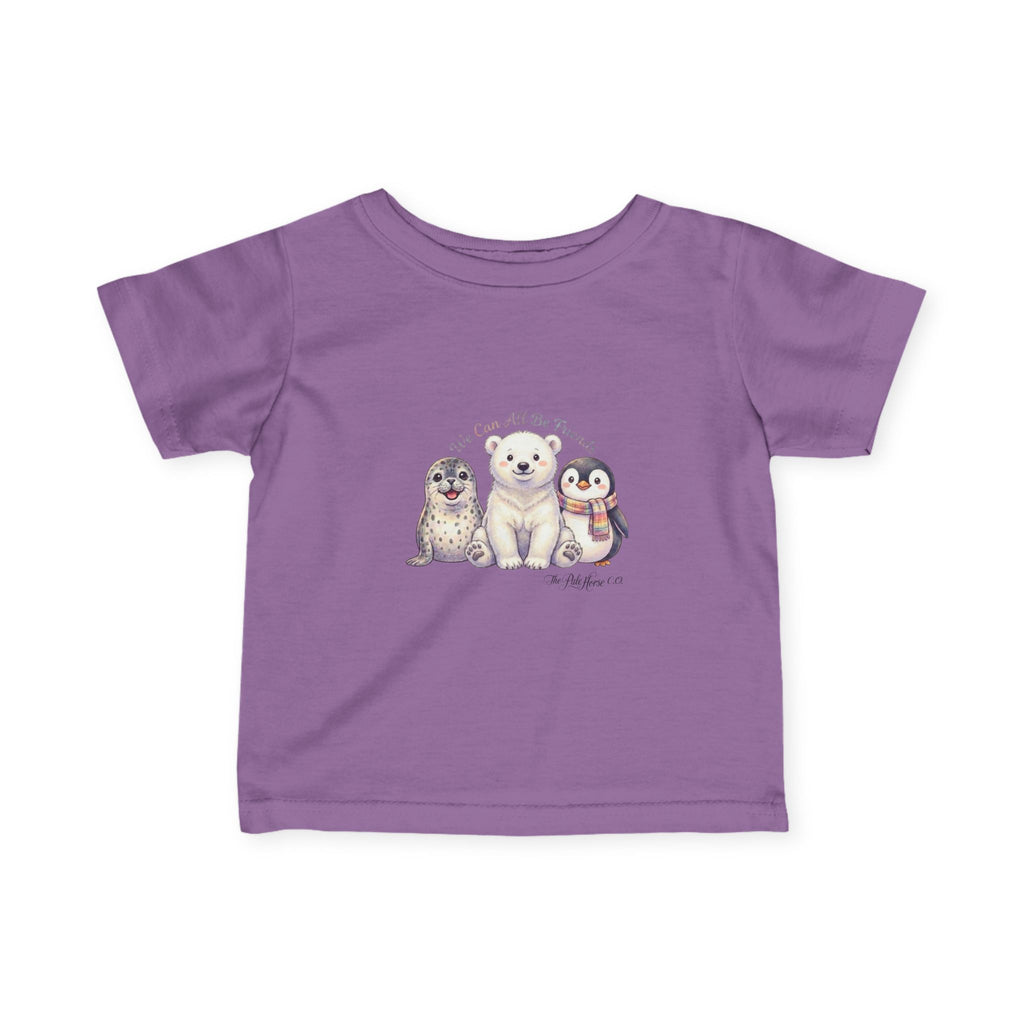 Cute Front and Back Arctic Friends T-Shirt