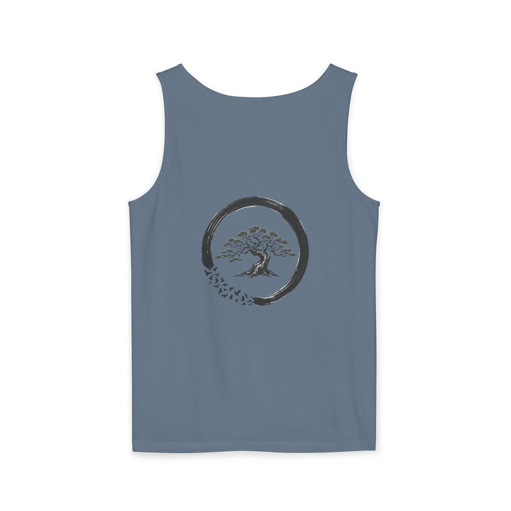 The Pale Horse Enso Circle v2 Tank Top — Bonsai Tree Enso Graphic On The Back