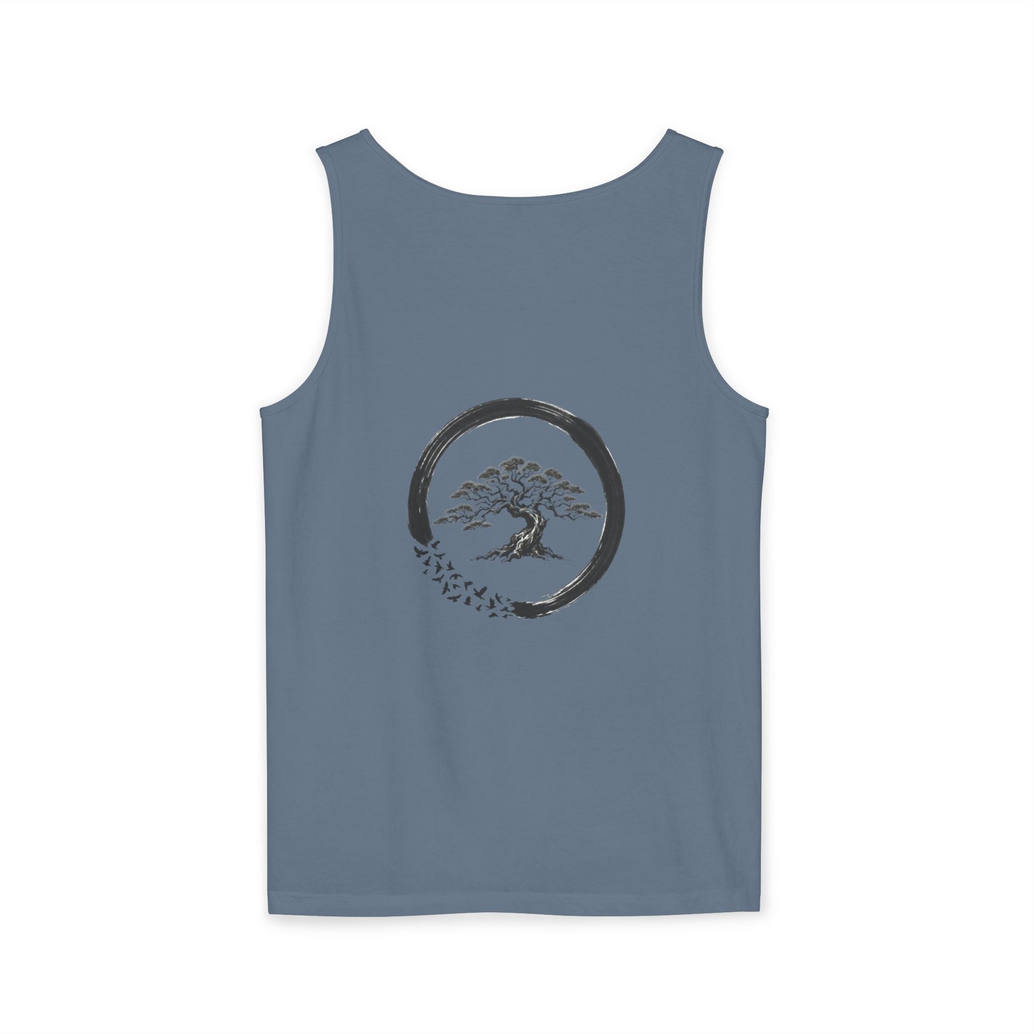The Pale Horse Enso Circle v2 Tank Top — Bonsai Tree Enso Graphic On The Back