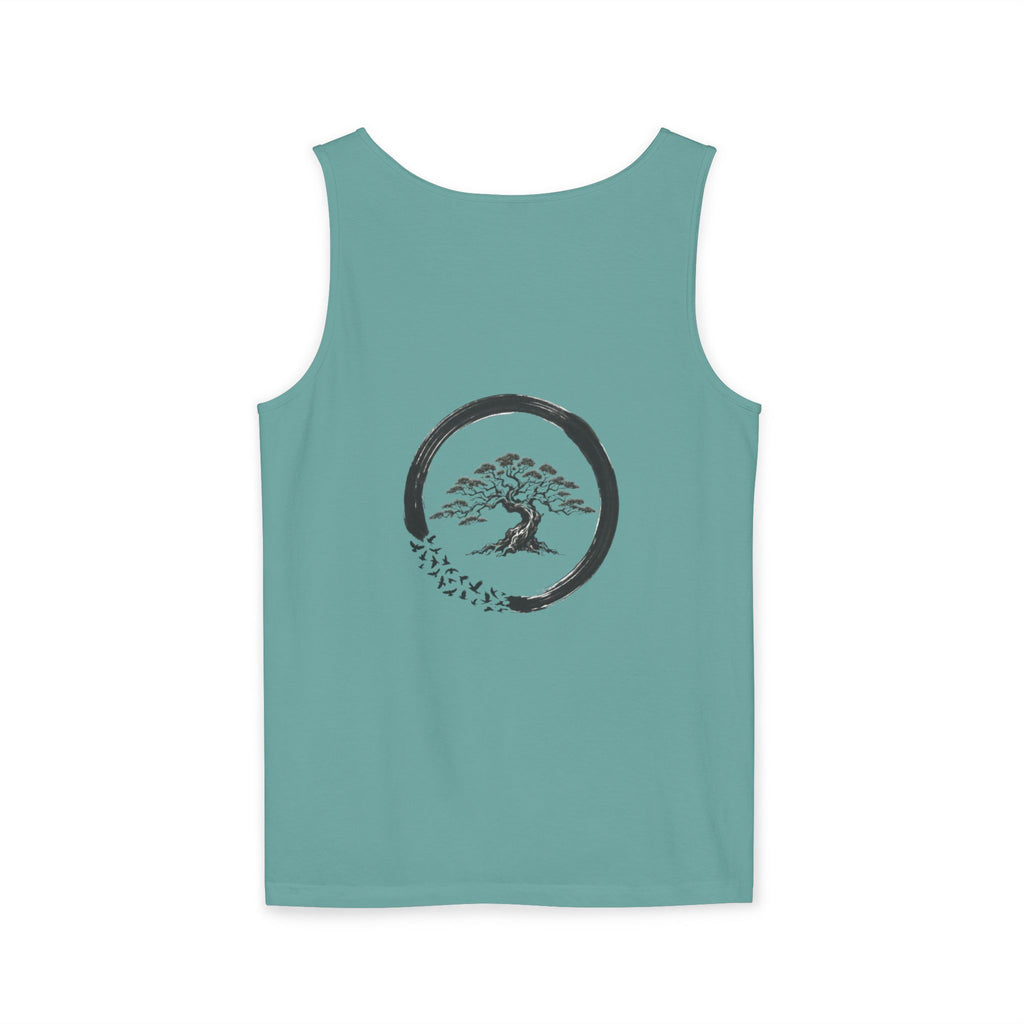 The Pale Horse Enso Circle v2 Tank Top — Bonsai Tree Enso Graphic On The Back