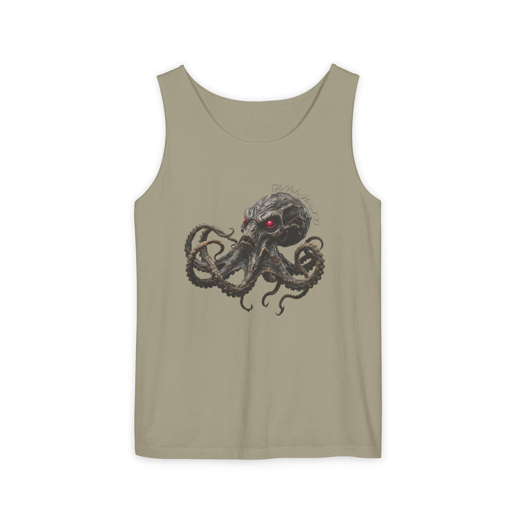 Octopus Dark Nautical Graphic Tank Top