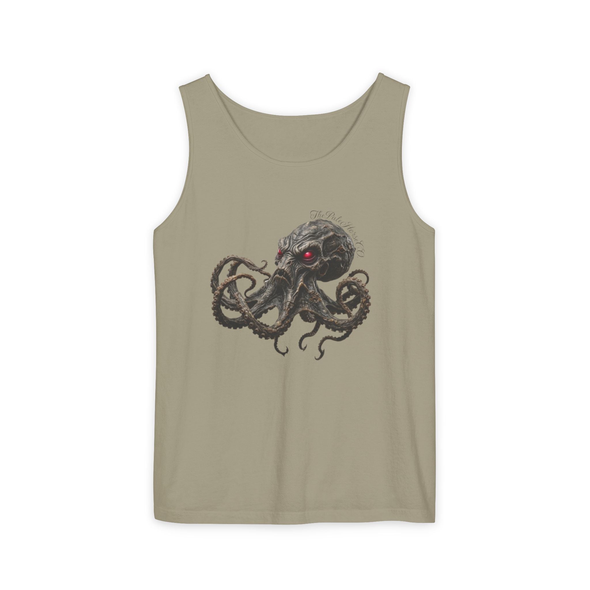 Octopus Dark Nautical Graphic Tank Top