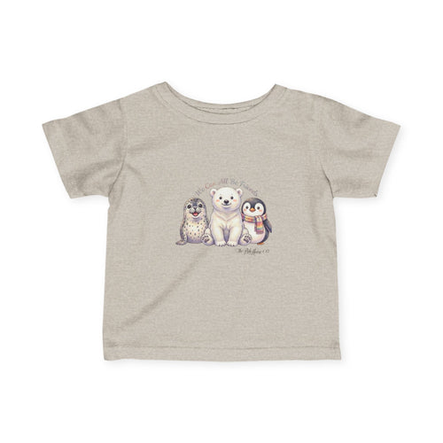 Cute Front and Back Arctic Friends T-Shirt