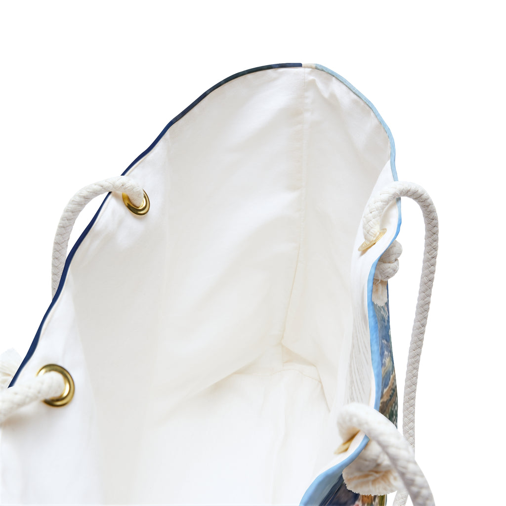 Coastal Amalfi Weekender Bag — Day & Night Seaside Travel Tote