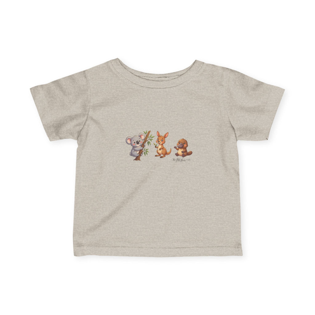 Cute Front and Back Australian Friends Infant Tee
