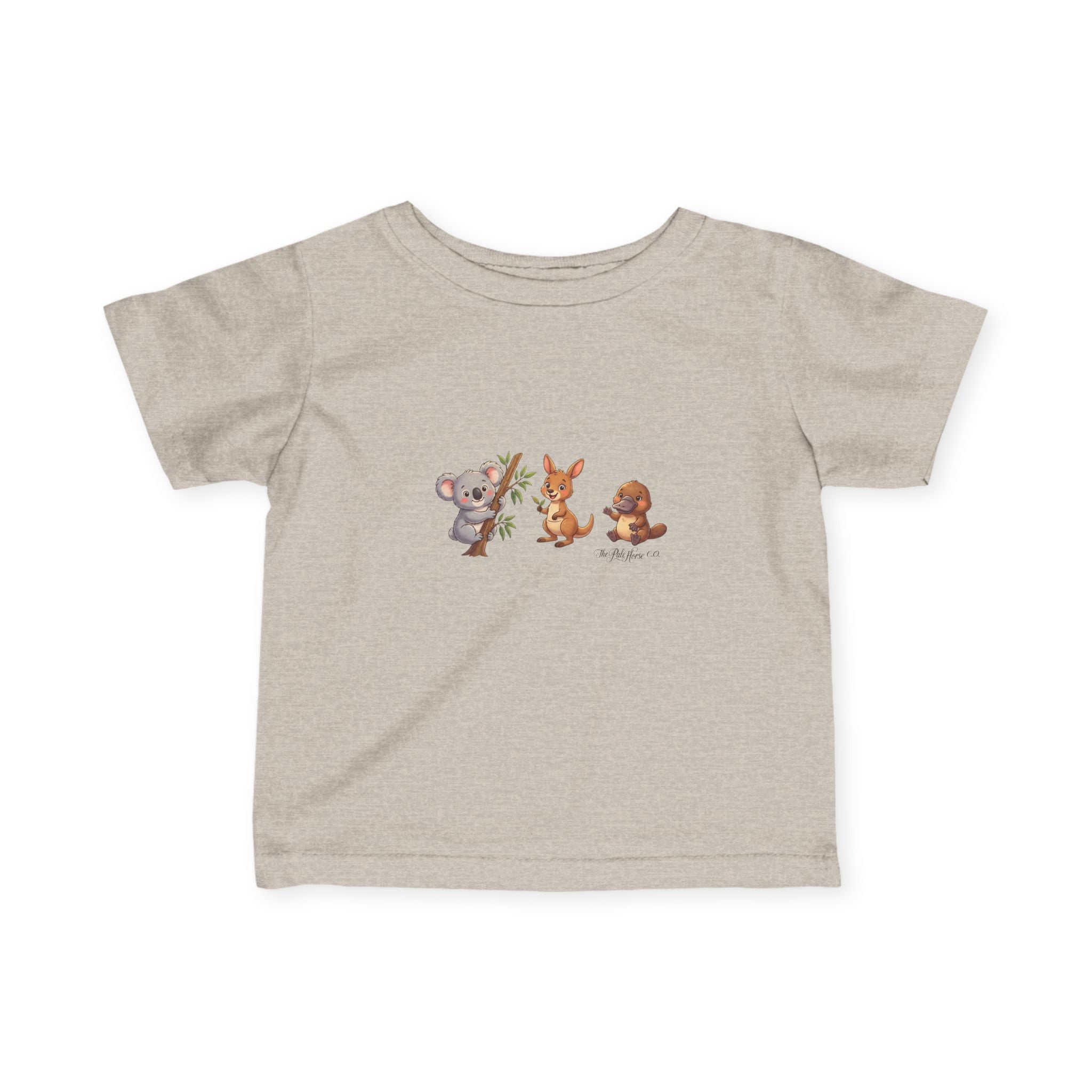 Cute Front and Back Australian Friends Infant Tee