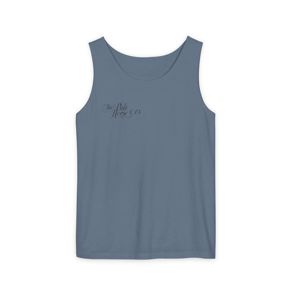 The Pale Horse Enso Circle v2 Tank Top — Bonsai Tree Enso Graphic On The Back