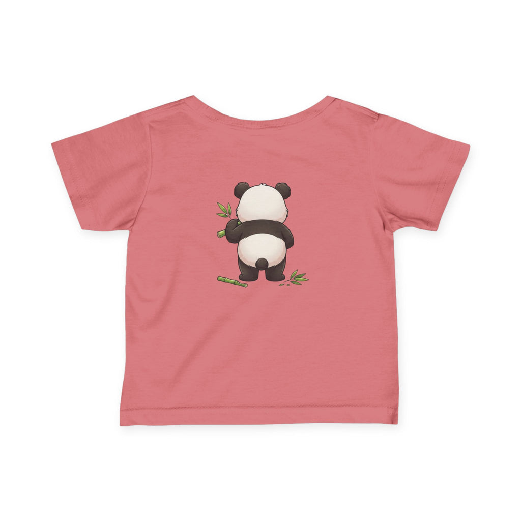 Cute Front and Back Baby Panda Infant Tee