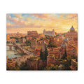 Rome Cityscape Matte Canvas Print - Wall Art