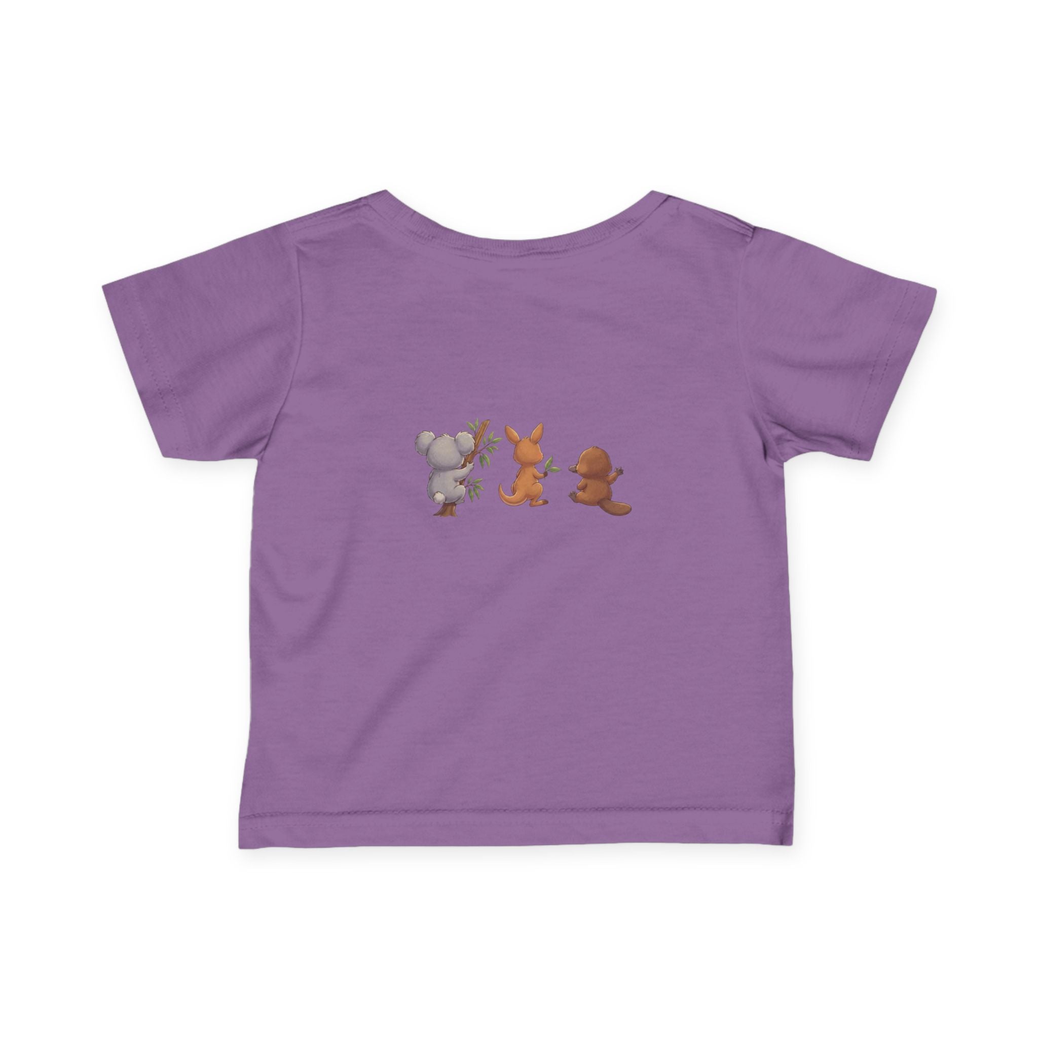Cute Front and Back Australian Friends Infant Tee