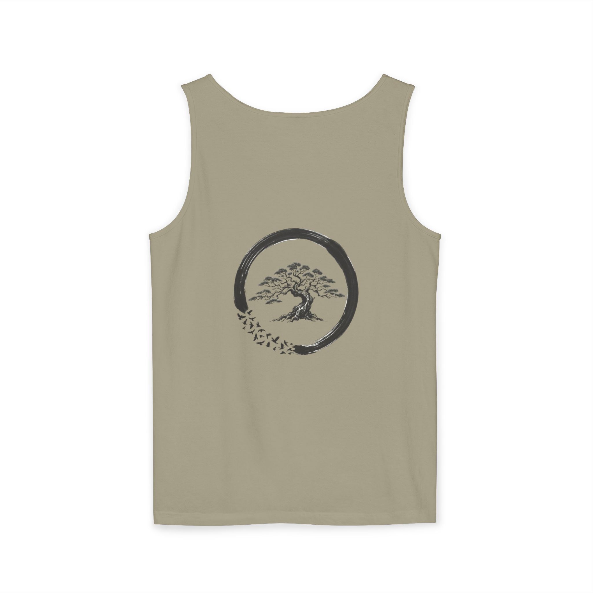 The Pale Horse Enso Circle v2 Tank Top — Bonsai Tree Enso Graphic On The Back