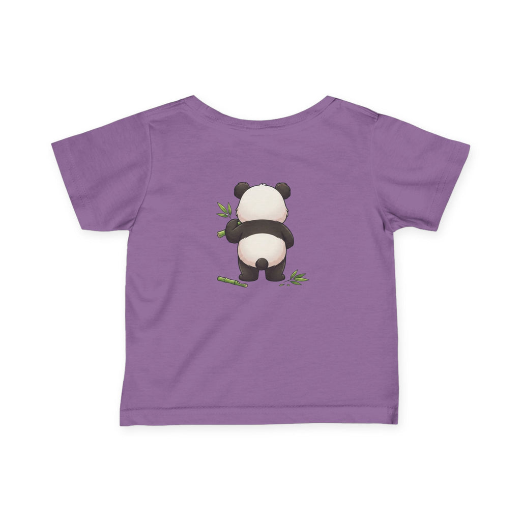 Cute Front and Back Baby Panda Infant Tee
