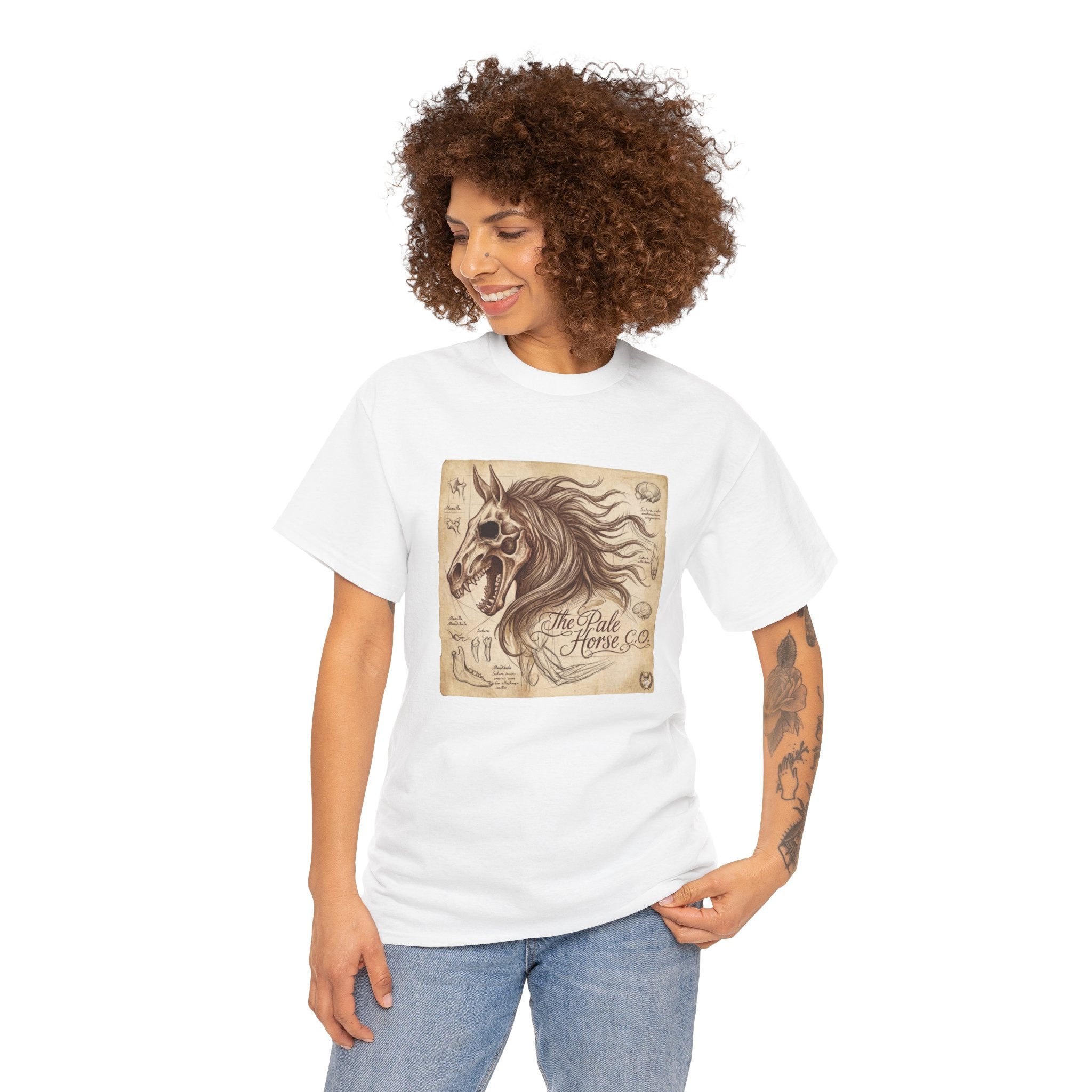 The Pale Horse Vintage Design Light Background