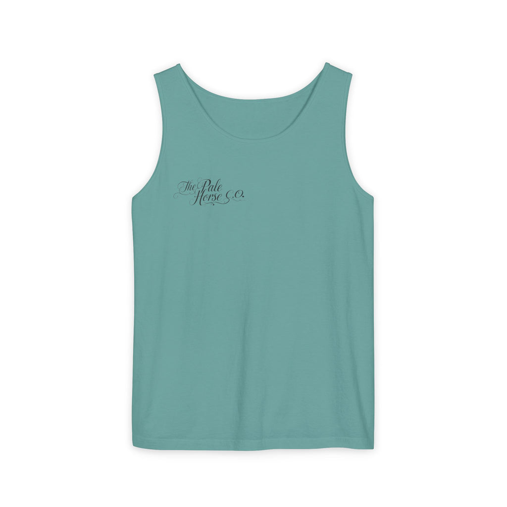The Pale Horse Enso Circle v2 Tank Top — Bonsai Tree Enso Graphic On The Back