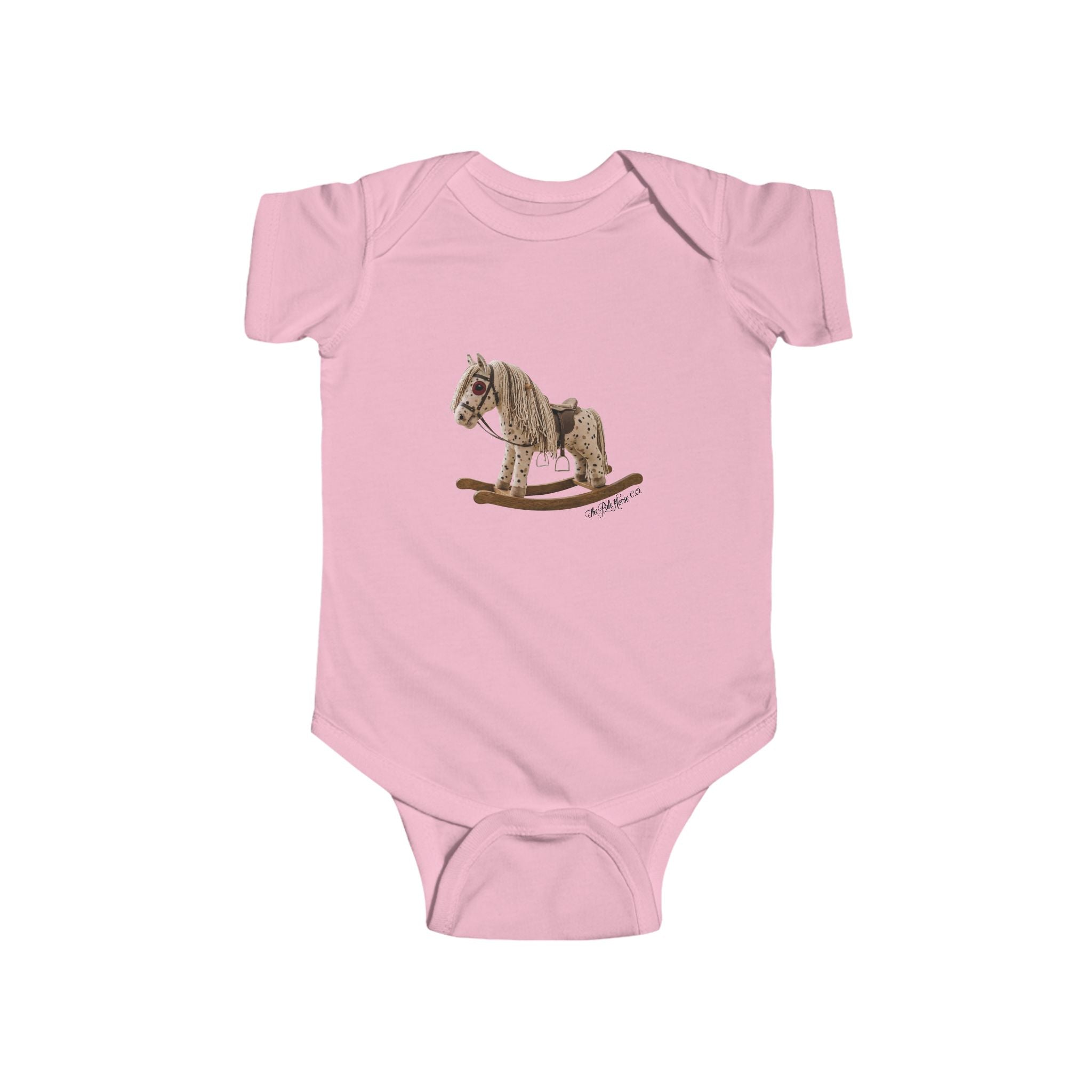 Little Cowgirl Rocking Horse Onesie