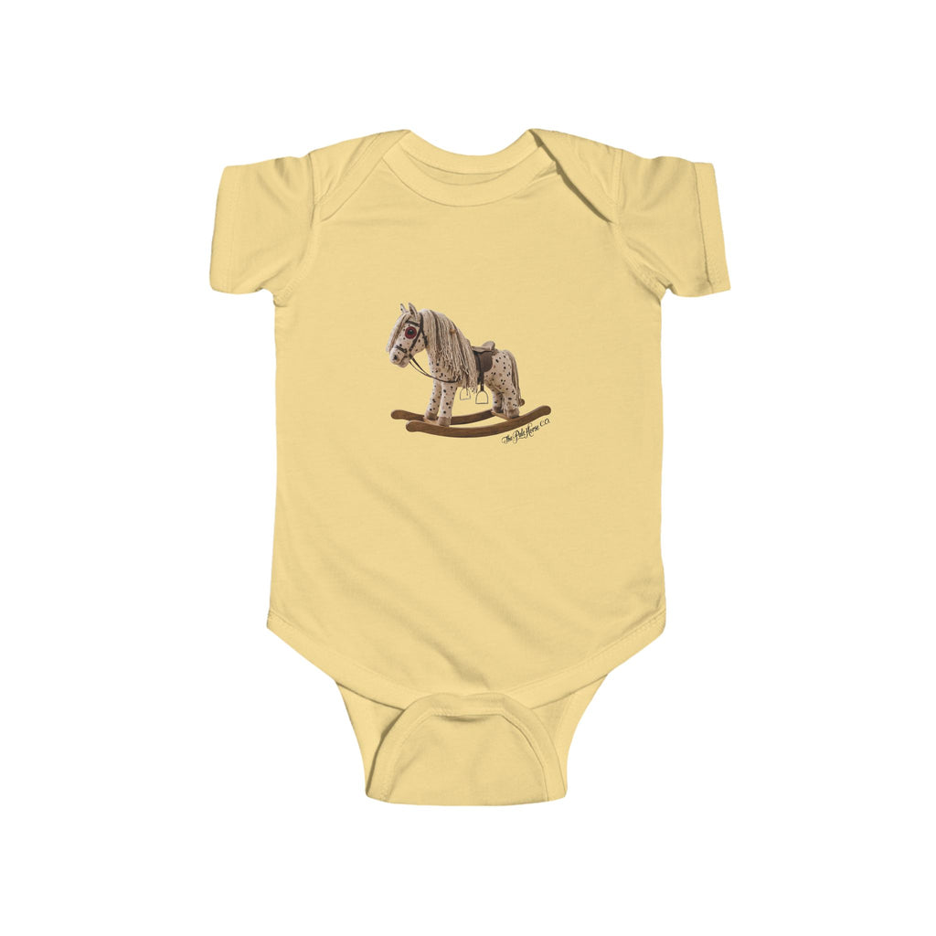 Little Cowgirl Rocking Horse Onesie